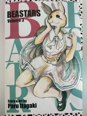 Beastars Volume 3 Manga Paperback Book Graphic Novel Anime